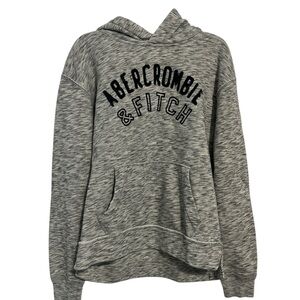 Abercrombie Kids Heather Gray Hoodie Sz 13/13 Cotton Blend